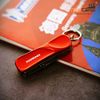 munkees 6 Function Manicure Keychain Multitool, Nail Clipper, Scissors, Knife, Tweezers, Cuticle Pusher, Trimmer, Remover, Mini Portable Pocket Key Ring Gift