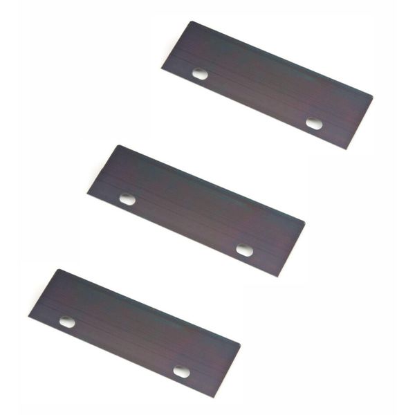 Grill and Griddle Scraper Replacement Blades - 3 Pack Fits Nemco 55825, Cozzini