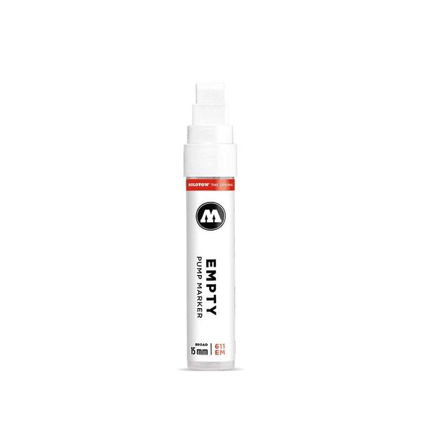 Molotow One4All 611EM Chisel Tip Empty Marker 15mm Nib