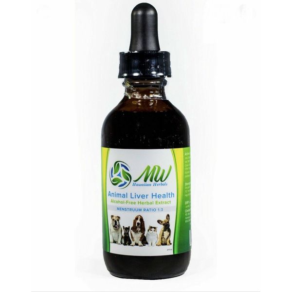 MW Hawaiian Herbals Animal Liver Health - Alcohol Free Herbal Extract 2 Fl Ozs.