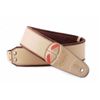 RightOn! STRAPS Guitar Strap Width 6cm, Length 95-150cm CHARM Beige