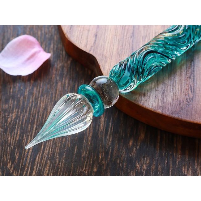 WANCHER Kunisaki Glass Pen Pen Pillow Set (Jade Vine)