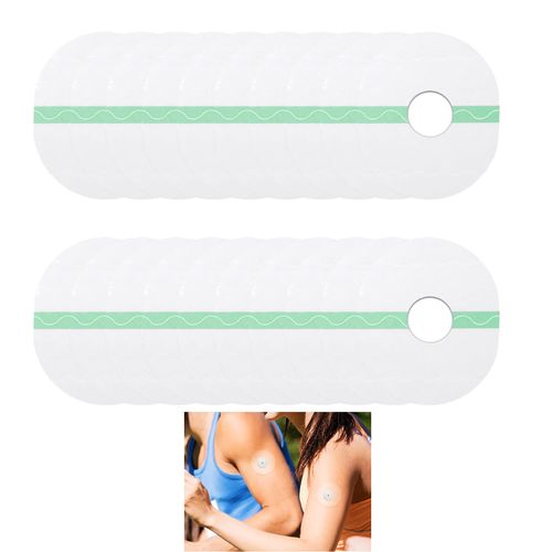 Pack of 20 self-adhesive sensor patch, self-adhesive sensor patch, sports sensor patch, patches for fixing the sensor, for running, swimming and other sports