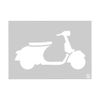 The Stencil Studio Ltd - Scooter Stencil - Reusable Stencil - Size Medium (A3) (10208M)