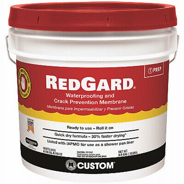 Red Gard LQWAF3 Elastromeric Waterproofing & Crack Prevention Membrane, Quick