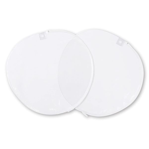 Jumbo Clear Fan Cover Set of 2 for Concerts, Lives, Cheering Fans, Storage Case (Fan Cover)