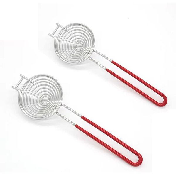 Egg Separator Long Handle Egg White Separator Stainless Steel Egg Yolk Divider Filter Kitchen Utility Gadget Cooking Baking Tools