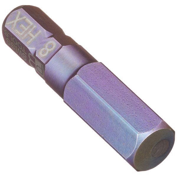 PB Swiss Tools 1/4" PrecisionBit with nanocoating for Hex Screws, Size 8mm