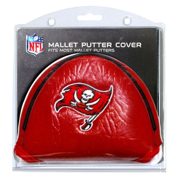 Team Golf NFL Tampa Bay Buccaneers Golf Club Mallet Putter Headcover, Fits Most Mallet Putters, Scotty Cameron, Daddy Long Legs, Taylormade, Odyssey, Titleist, Ping, Callaway