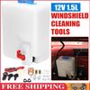 Universal 12V Windshield Washer Bottle Tank Pump Wiper System Reservoir Kit