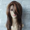 Wig, Long, Curl, Mesh, Brown, Full Wig, Iron, Washable, Natural, Natural
