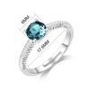 Philip Jones May (Emerald) Adjustable Birthstone Ring Created with Zircondia® Crystals