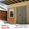 Shed Lock – Keyless Secure 4-Digit Shed Lock & Latch – Strong Durable System