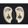 Faux Ivory Dead Man's Hand Bond Arms Derringer Grips
