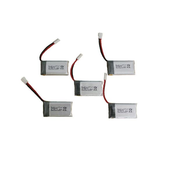 RoaringTop 5pc (1 Pack) 25C 3.7V 350mAh LiPo Batteries