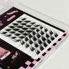 single cluster foxeye effect handmade natural false eyelashes makeup eyelashes personal segmented eyelashes eyelash extension
