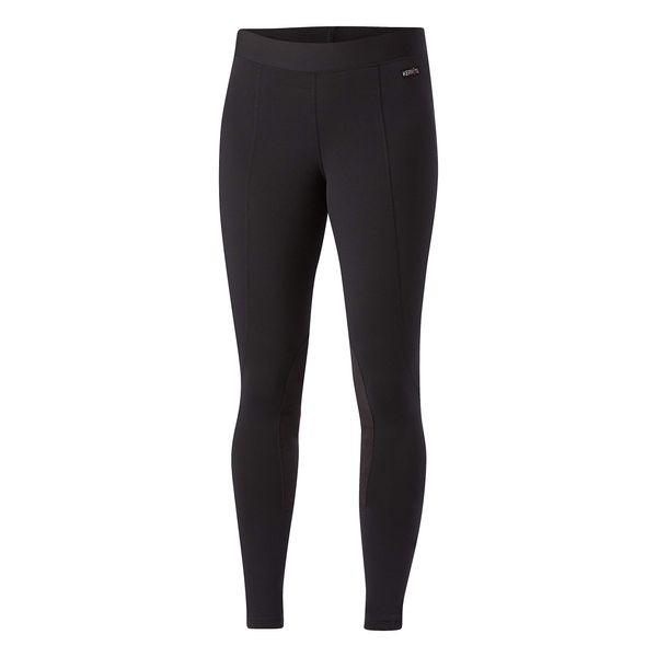 Kerrits Flow Rise Knee Patch Performance Tight Black Size: 2X