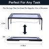 Hands-Free Magnifying Glass Large Full-Page Rectangular 3X Magnifier LED Lighted Illuminated Foldable Desktop Portable for Elder