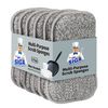 MR.SIGA Efficient Double Sided Scrub Sponges (6 Pack) Dishwashing Non-Scratch Kitchen Sponge