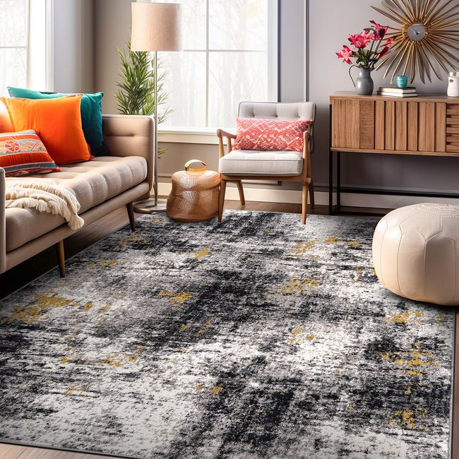 Rugshop 5X7 Area Rugs Tralee Modern Abstract Carpet Rugs for Sale Guest Room Rug