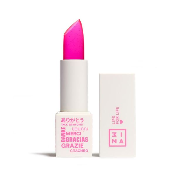 3INA MAKEUP - Lips For Life - Magic Colour Changing Lipstick with a Lip Balm Formula - Moisturising & Nourshing PH Lipstick