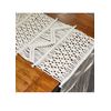 DÉCOCO Macrame Table Runner, Handwoven Boho Wedding Decoration, 100% Cotton, 35cm x 180cm