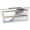 Universal Polished Stainless Battery Tray Holder With Hold Down Kit 13" x 7"