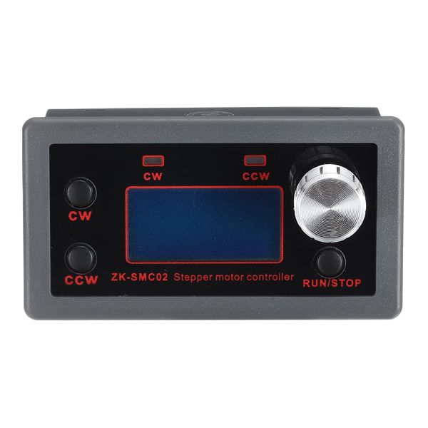 MECCANIXITY Gray Motor Speed Controller, DC 5-30V Forward Reverse Motor Driver Controller Delay Time Angle Speed Adjustable Stepper DC Encoder Control Module with HD Display Suit