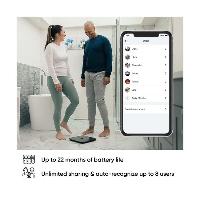 Smart scale by WYZE tracks your weight and body fat 
