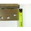 2 Pair Emtek Antq Brass 4”X4" Square Hinges  Plain Bearing 920147 US7,  4 hinges