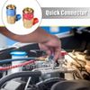 2 AC Low High Quick Connector Adapter Coupler Auto Manifold Gauge Conversion Set