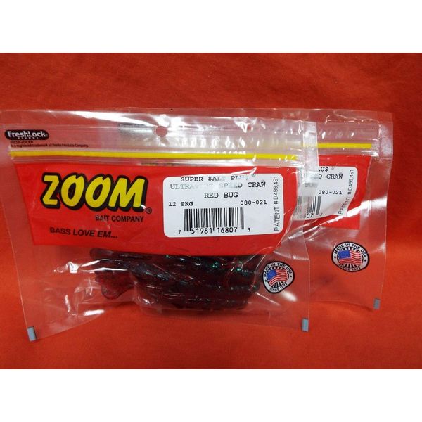 Zoom Ultravibe Speed Craw - Red Bug
