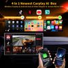 4-in-1 Carplay Ai Box,Wireless CarPlay & Android Auto Adapter