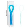 WLLHYF 100 Pcs Floss Threaders Multifunctional Deep Clean Floss for Braces, Bridges, and Implants Dental Threader