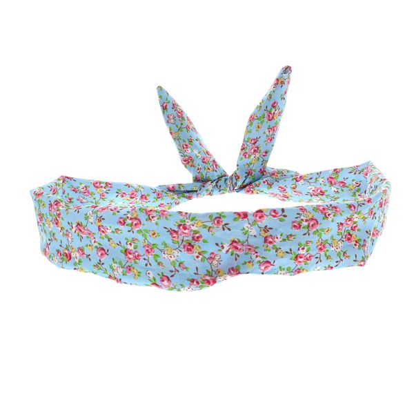 Zac's Alter Ego Floral Print Vintage Style Wire Headband