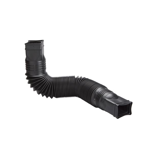 Amerimax Home Products 85015 Flex-A-Spout Downspout Extension, Black