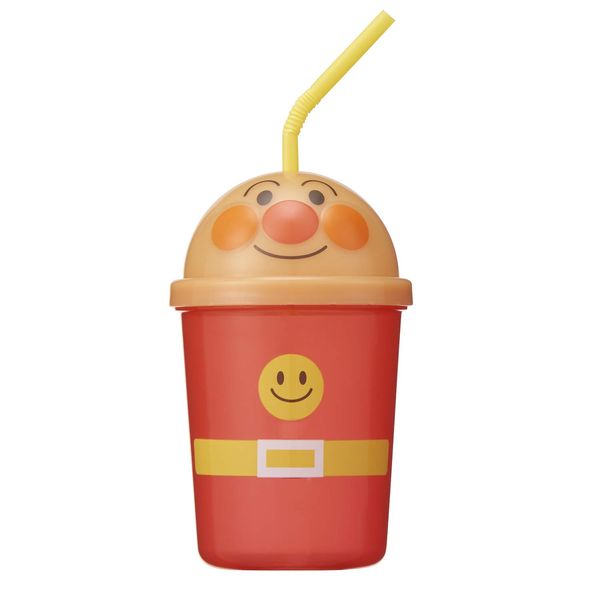 Anpanman Die Cut Straw Cup, 10.1 fl oz (300 ml)