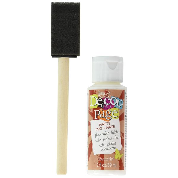 Americana Decou-Page W/Foam Brush Carded-2oz Gloss