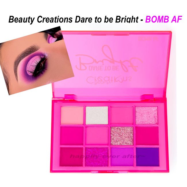 Beauty Creations Dare to be Bright - BOMB AF Pink to Purple Eyeshadow Palette