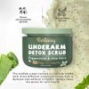 Body Scrub and Armpit Detox Scrub 8.8 oz with Peppermint, Aloe Vera and Walnut Shell Powder, Underarm Scrub Helps on Removing Odor, Deep Cleanse & Exfoliating, for Legs, Knee, Feet, Hands Whole Body