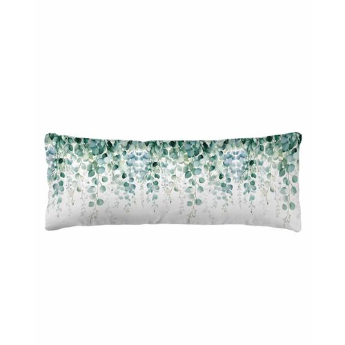 Sage Green Eucalyptus Leaves Body Pillow Cover 20x54, Spring Botanical Decorative Pillowcase with Zipper, Farmhouse Microfiber Pillow Protector, Soft Breathable Long Lumbar Pillowcases for Women