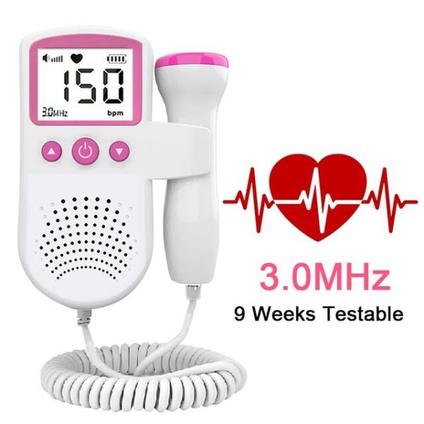 Fetal heart sound meter heartbeat heart sound listener pregnant woman present 4, 01 type original article