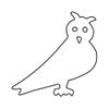 62-3817-35 Owl for Chinese Crafts