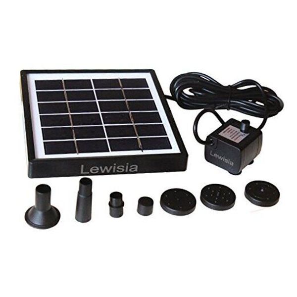 Solar Bird Bath Fountain Pump Solar Powered Water Pump for Birdbath Small