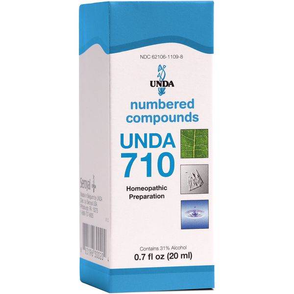 UNDA 710 Numbered Compounds | Homeopathic Preparation | 0.7 fl. oz.