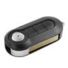 Black Remote Control Shell Key Cover 3 Buttons and Blade Fiat