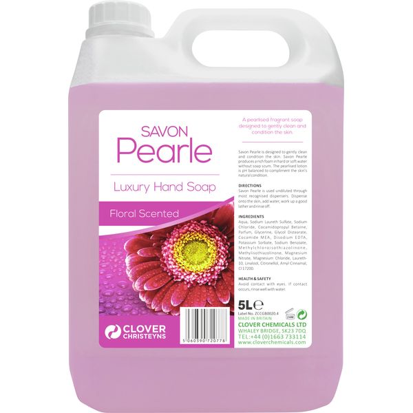 Clover Savon Pearle Luxury Hand Soap (402) 5 Ltr