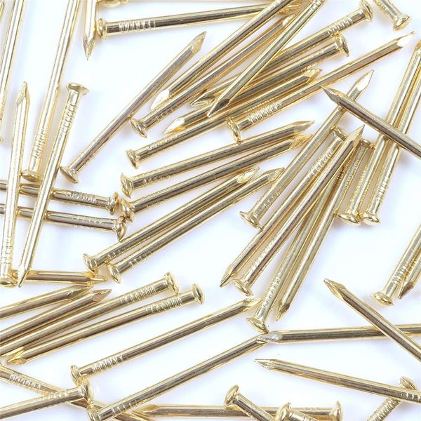 Brass Coated Steel Panel Pin (50 Pack)