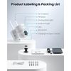 ieGeek Outdoor Wireless Security Camera Color Night Vision,PIR Motion Detection