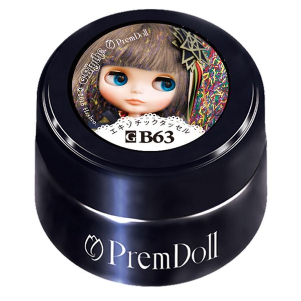 PRE GEL Prim Doll Exotic Tassel B63 0.1 oz (3 g) Color Gel UV/LED Compatible